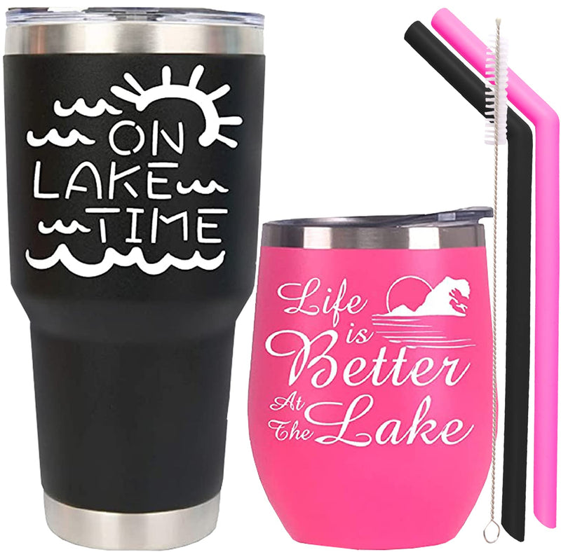 Lake House Tumblers, Lake Life Mugs, Christmas Gifts, Lake Life Tumbler Cup,