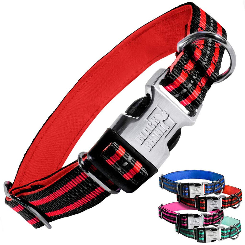 - The hybrid striped dog collar (large) for medium and large dog breeds with heavy use