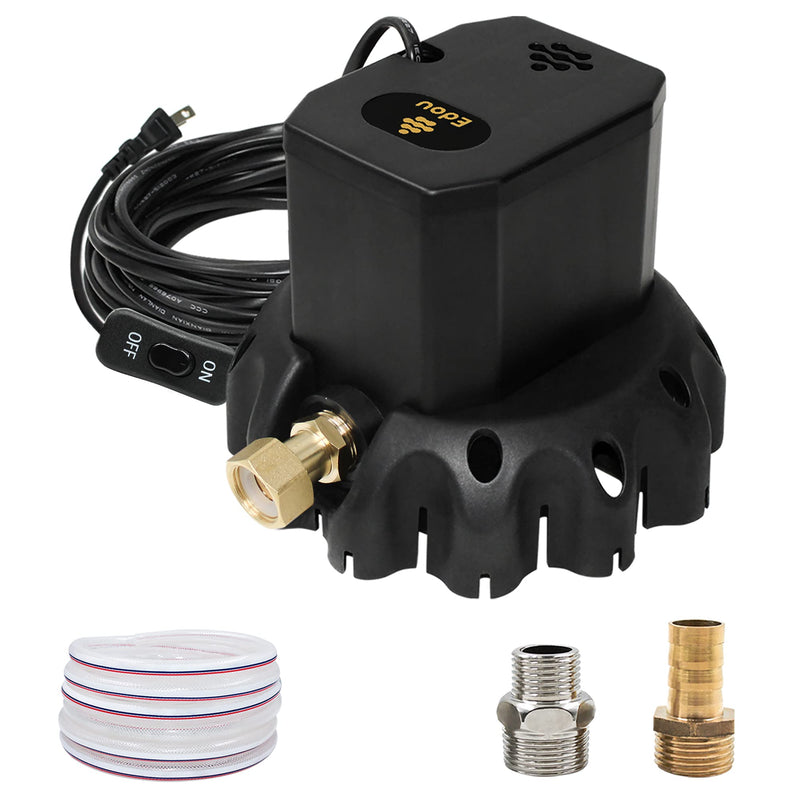 Direct Submersible Pool Cover Pump, Black Edition, 1,200 Gph, Max Flow 75