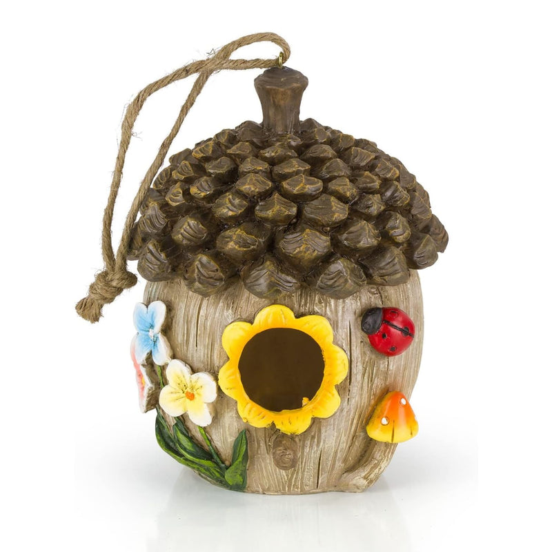 Outdoor Hanging Birdhouses, Hand Painted Outdoor Birdhouses