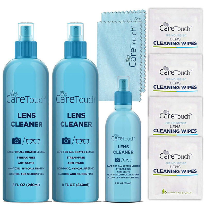 Glasses cleaner spray set, alcohol-free glasses spray cleaning solution for everyone