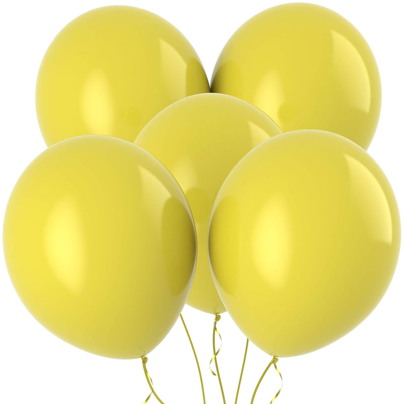 Yellow Jumbo Balloons - 30 extra large 18 inch yellow balloons for photo shoots