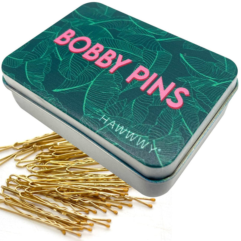 300pcs Bobby Pins with Cute Case for Buns Hairpins for Kids Girls