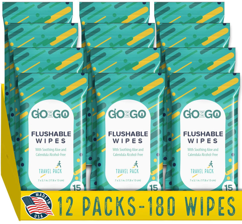 Flushable Travel Wipes – Flushable travel wipes, biodegradable