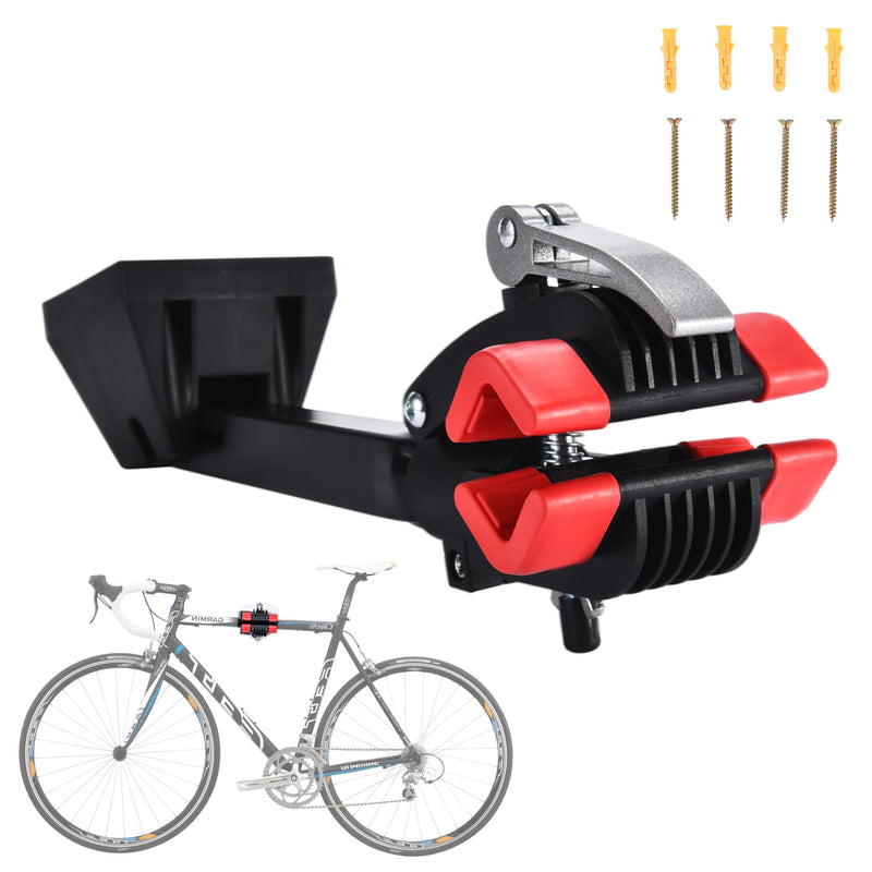 Bicycle wall mount, space-saving, 180 rotatable, robust material