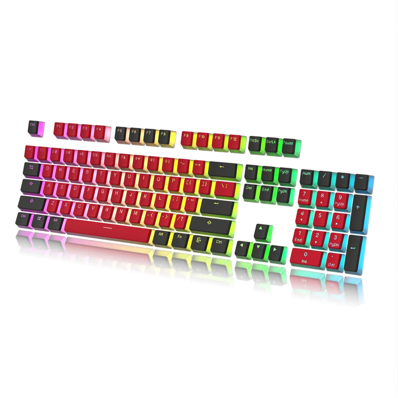 Pudding Keycaps Set Doubleshot Pbt Keycap Set 108 Keys Oem Profile