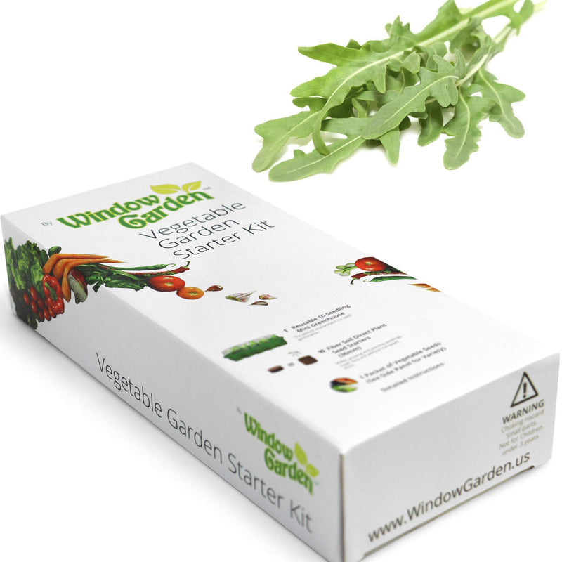 - Arugula Vegetable Starter Kit - Grow your own food, germinate seeds