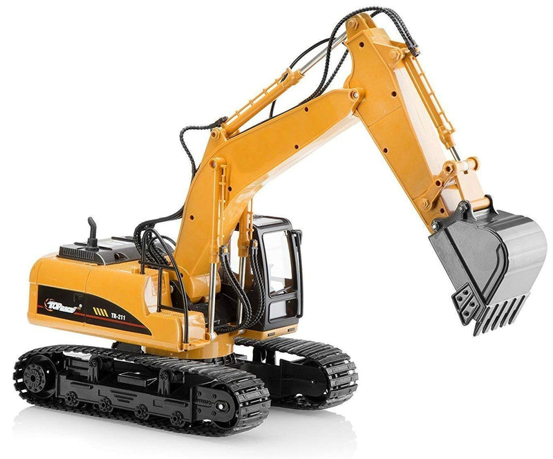 Excavator Toys for Kids - Metal Construction Vehicles Die Cast Excavator -