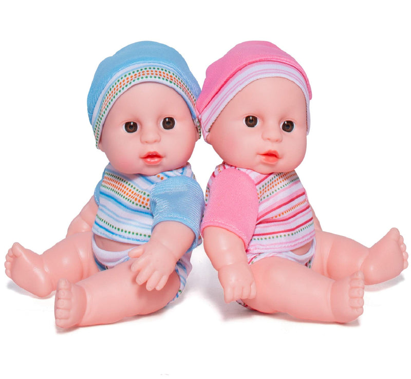 Mini Twin Dolls Set - 75 Inch Cute Baby Twin Dolls Boy and Girl Set - Baby Doll