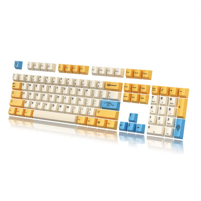 Dye Sublimation Keycaps Cherry Profile Thick PBT Keysets For Mechanical