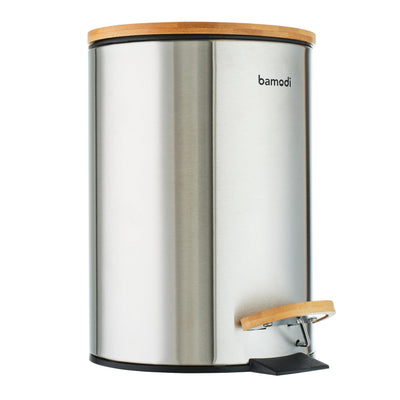 Cosmetic bin stainless steel 3l bathroom trash can with soft close system