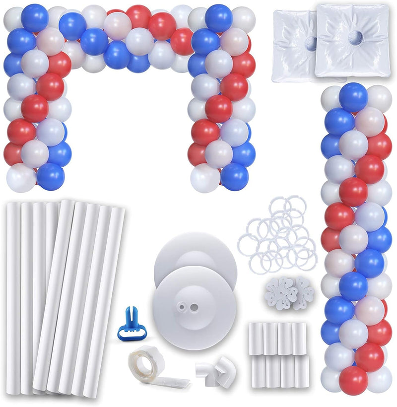 Balloon Column Set - Set of 2 Balloon Columns, 1.5m High Balloon Arch Stand