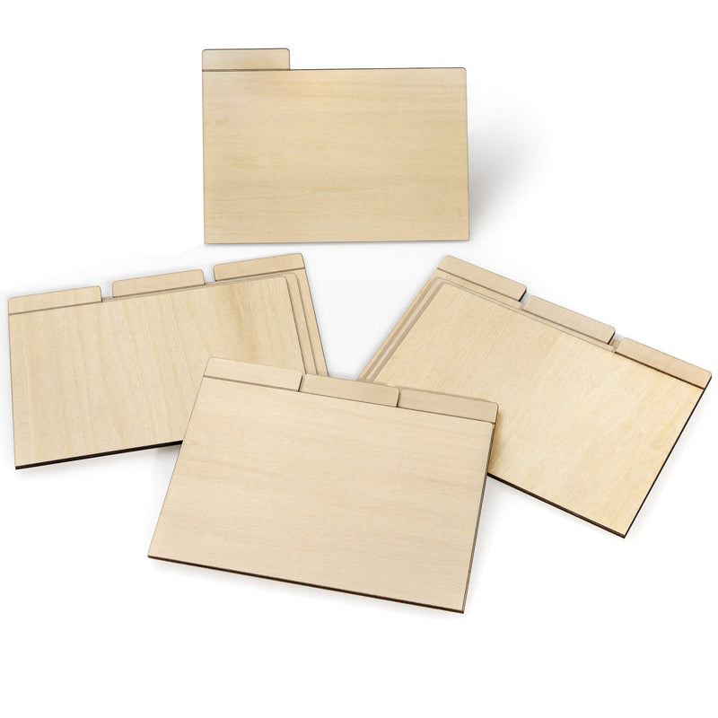 Prosumers Choice Blank, Customizable Real Wood Recipe Cards, Versatile Dividers