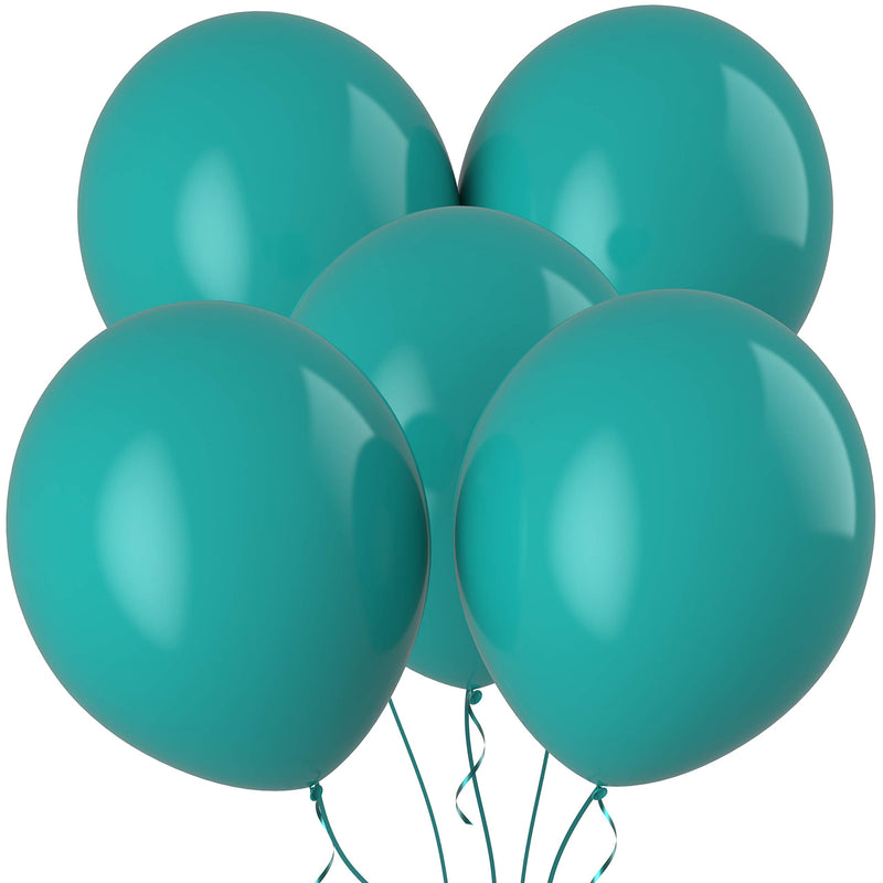 Emerald Green Jumbo Balloons - 30 extra large 18 inch emerald green balloons