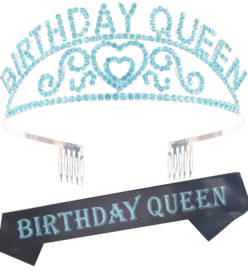 Birthday decorations, happy birthday, birthday queen sash and tiara, birthday