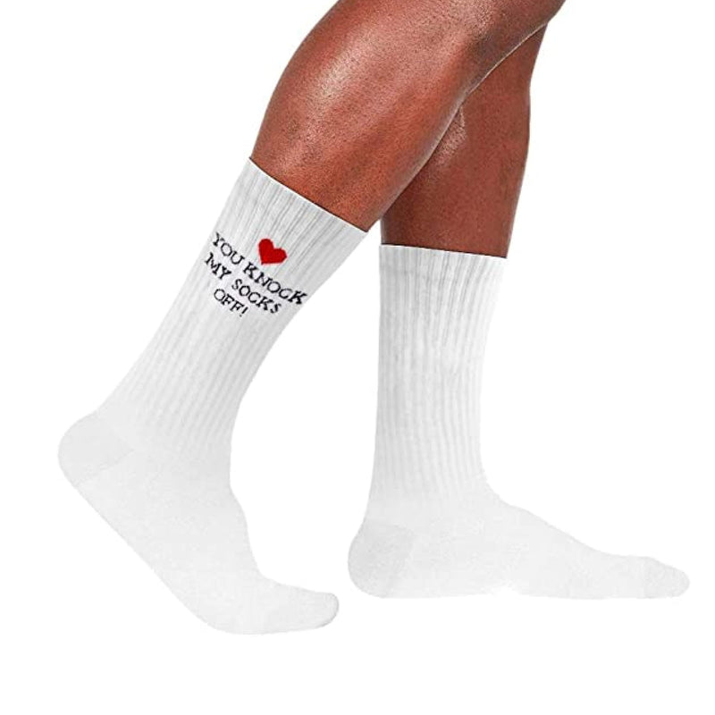 Love socks with a message - novelty for a birthday, anniversary or Valentine&