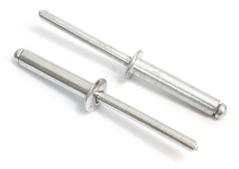 Rivets, Aluminum, 3/16" x 3/4" Inch, (6-12), Choose Size, Spacing (62 - 75)"