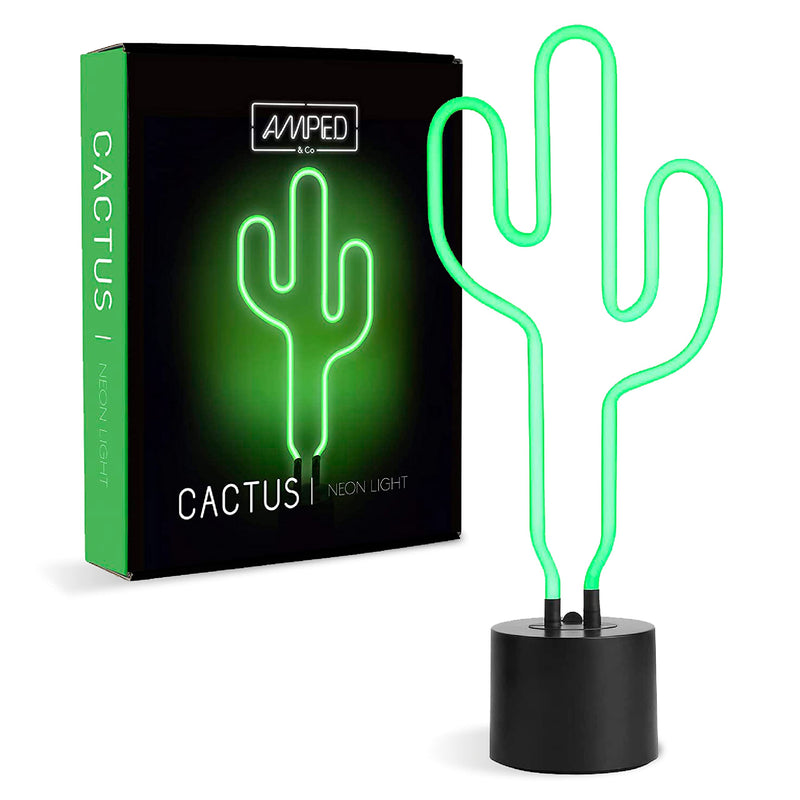 - Cactus Neon Desk Lamp, 165" x 7" - Cactus Decor, Cactus Light - The Cactus