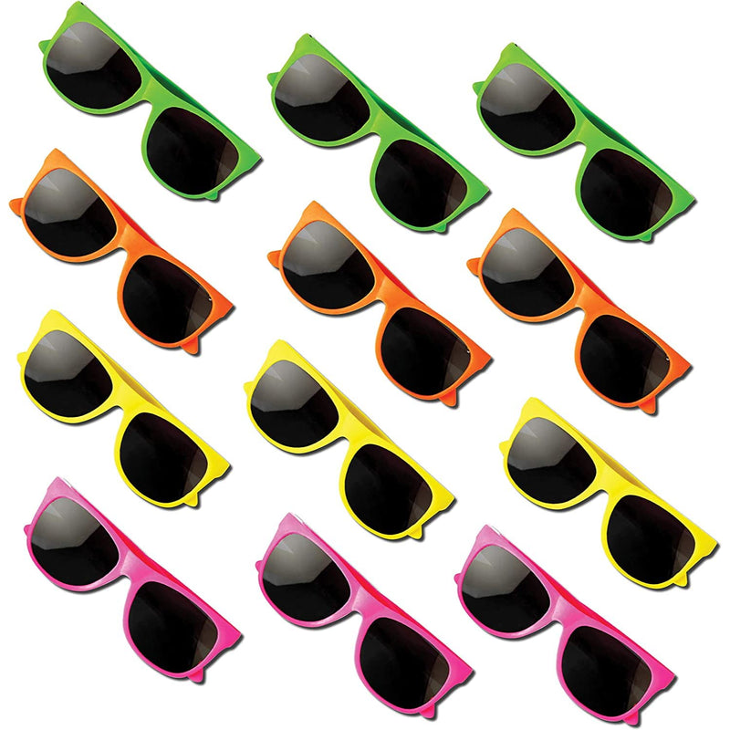 Kids Sunglasses Party Supplies 80s Style Sunglasses for Beach Pool Parties