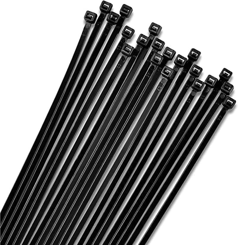 Black zip cable ties (pack of 1000) 22 kg heavy duty