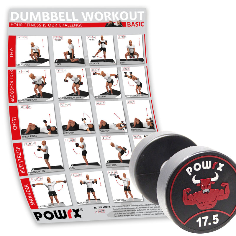 Professional single round dumbbell including workout I rubber dumbbell coating