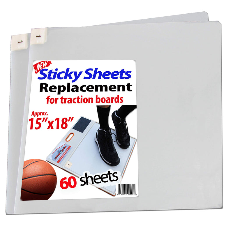 Basketball volleyball adhesive pad replacement sheets, universal fit for all traction systems