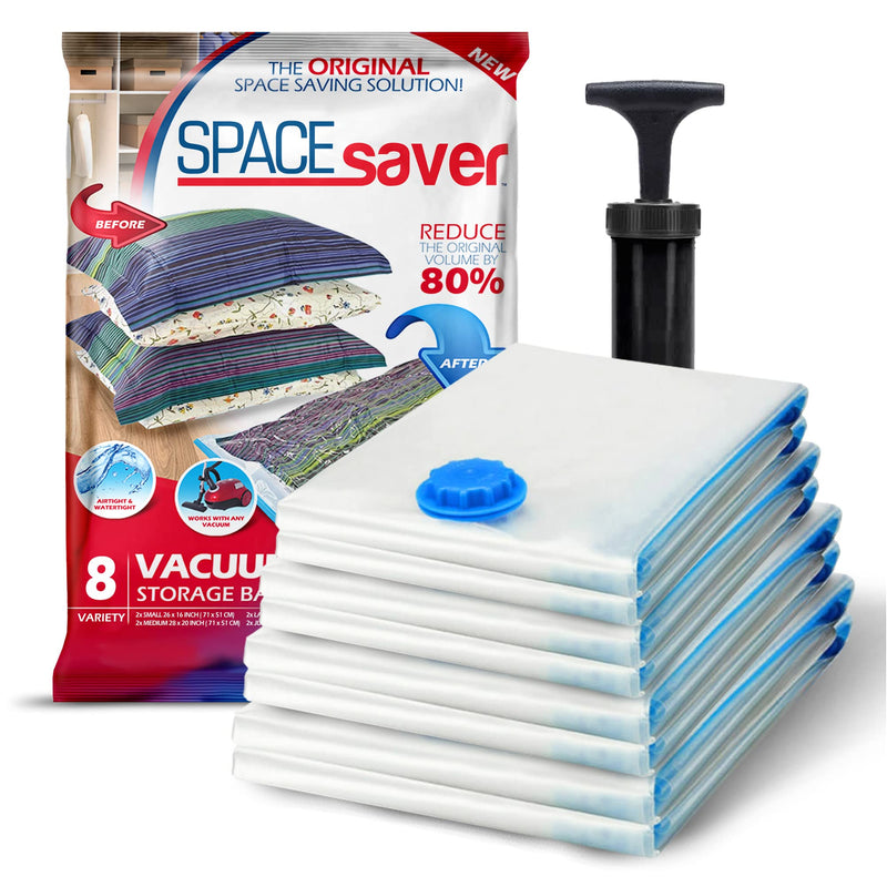 Vacuum storage bags save 80% on storage space - vacuum sealed storage bags