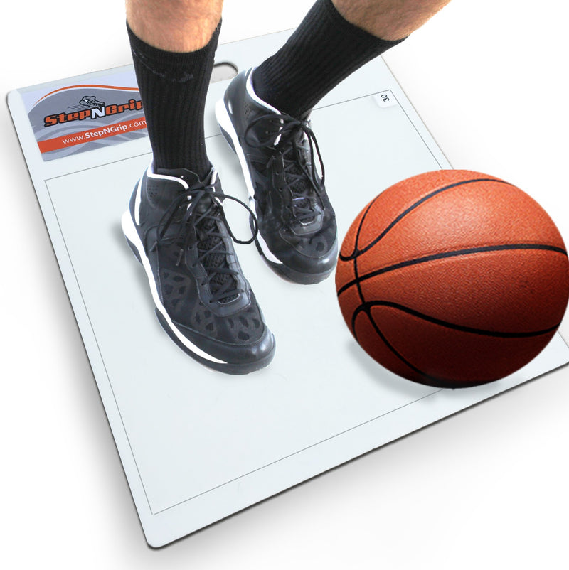 Courtside Basketball Sticky Mat, White, 15" x 18" Base Model Interchangeable