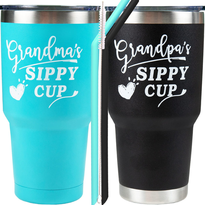 Grandma and Grandpa Mugs, Grandma Sippy Cup, Christmas Gifts, Grandpa Mugs,