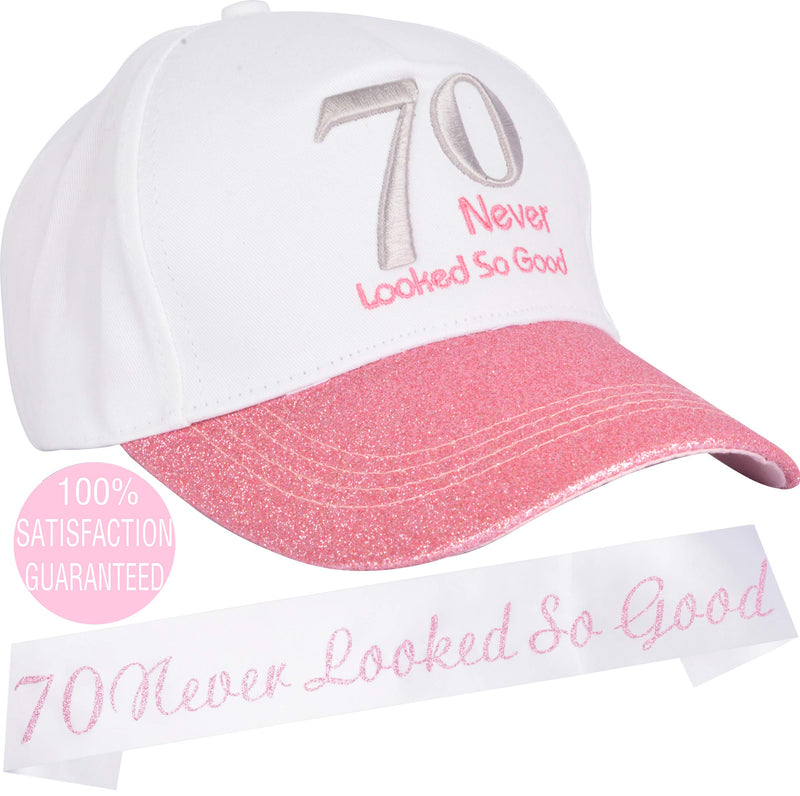 70th Birthday Decorations for Women, 70th Birthday Baseball Cap, 70th Birthday