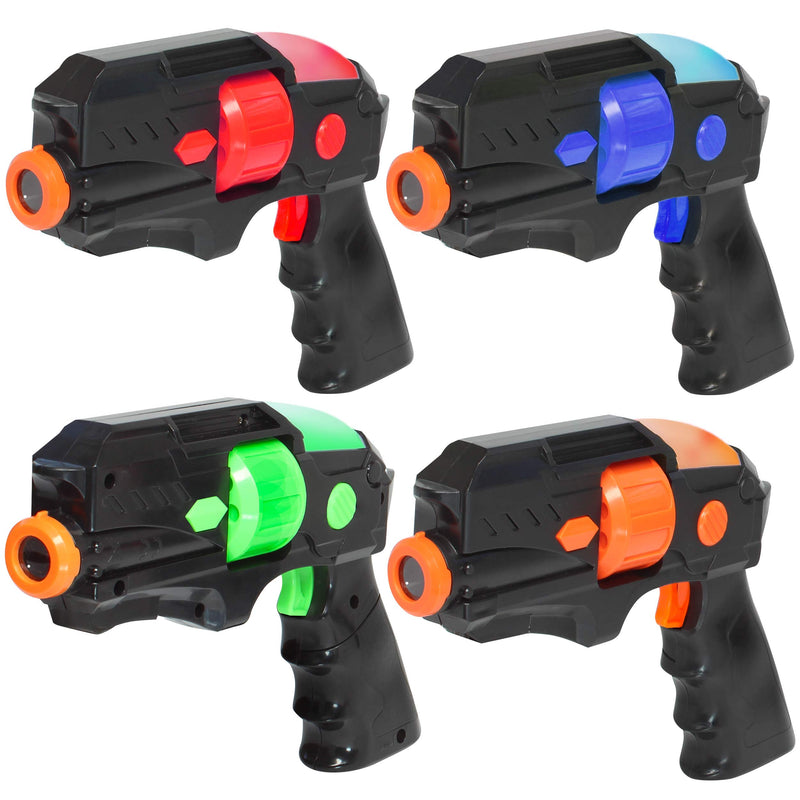 Portable Laser Tag Guns, Set of 4, Small and Lightweight Laser Tag Guns for Small Children