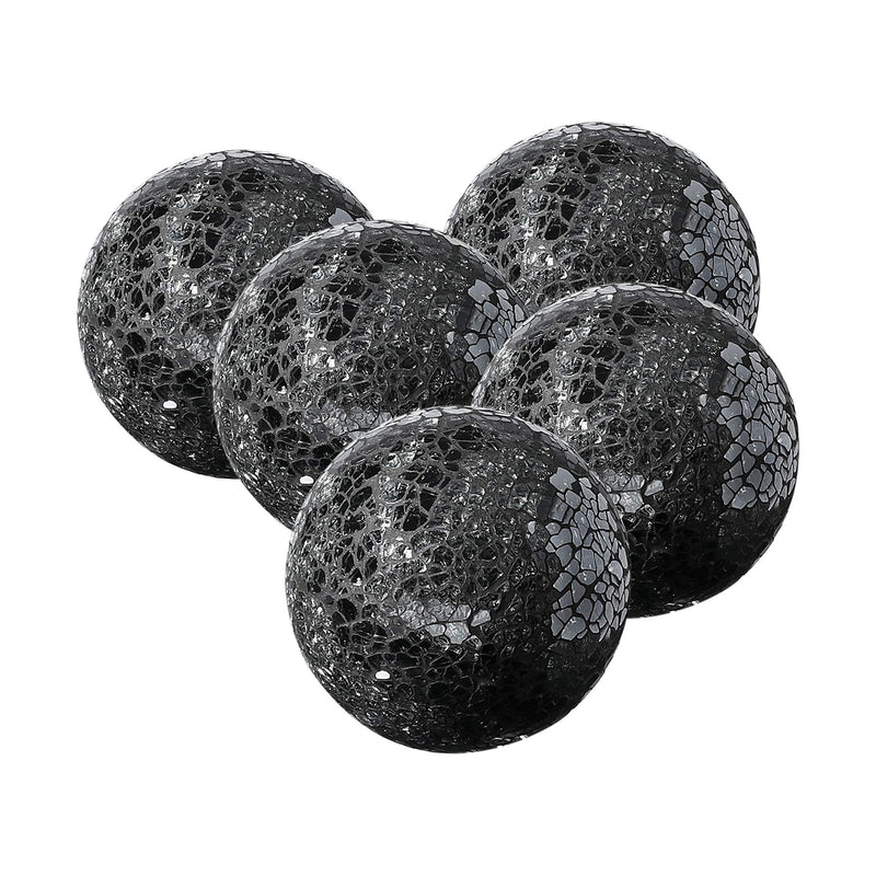 Decorative balls Decorative balls for centerpiece bowls Black bowls