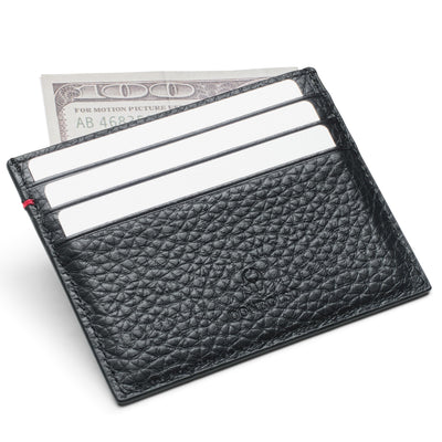 Vancouver Slim Rflocking Leather Wallet for Men Opening on the Side