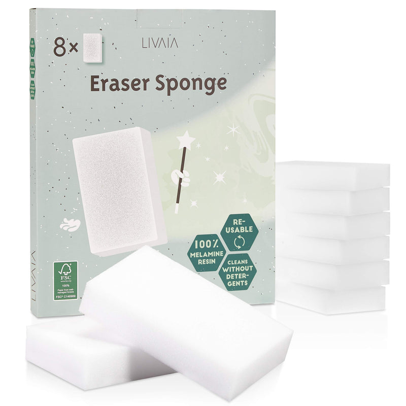 Cleaning sponge: 8x practical dirt eraser sponges as stain removers for everyone