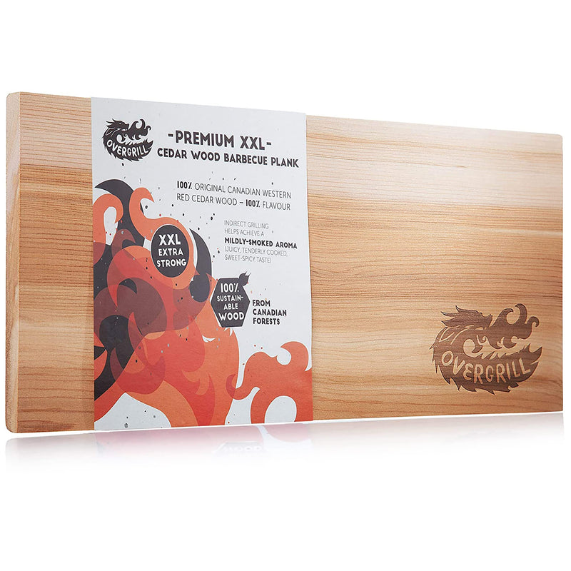 Xxl cedar wood Bbq plank Bbq wooden planks for a mild smoked aroma