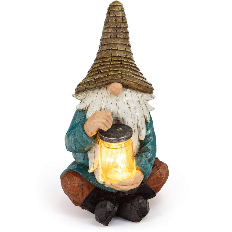 Firefly Jar Garden Gnomes Garden Gnome Garden Gnome with Solar Light Great