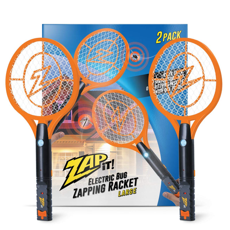 Electric Fly Swatter Racket and Mosquito Killer - Heavy Duty 4,000 Volt Electric