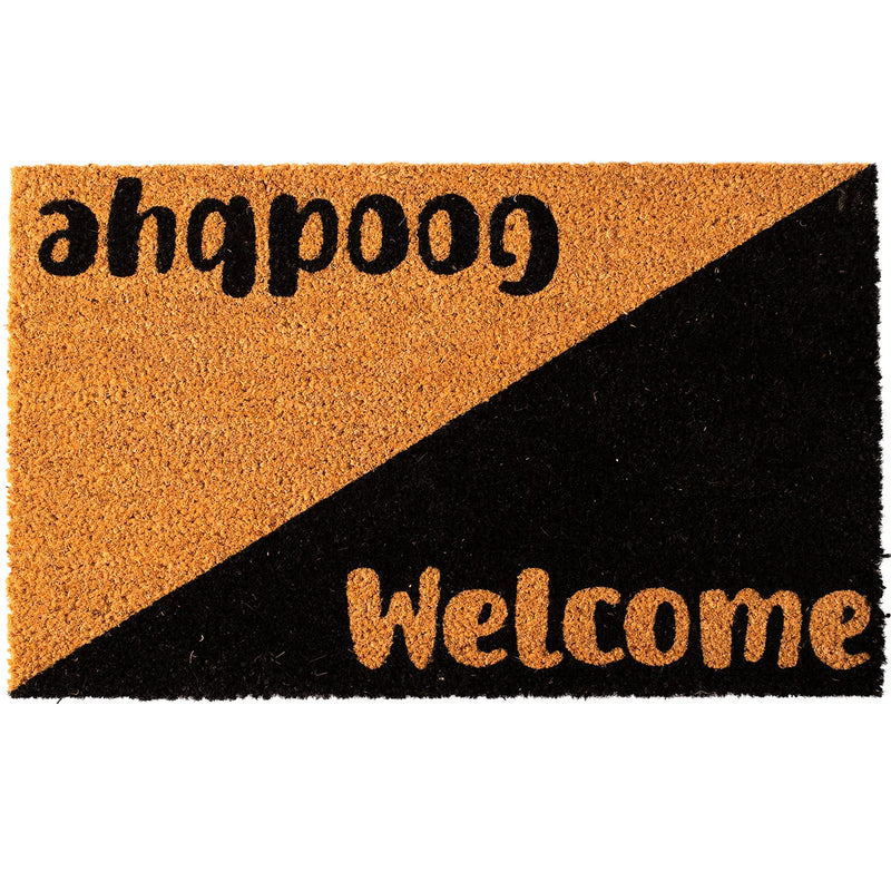 Natural Coconut Fiber Outdoor Doormats 16" x 24" - Welcome Mat with Non-Slip Heavy Duty