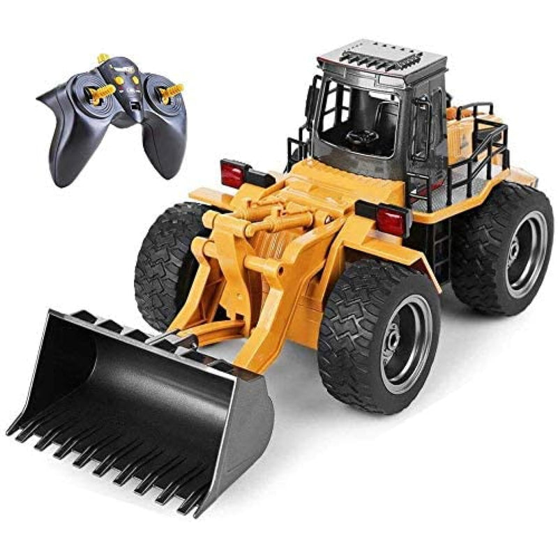 Fully functional 6 channel front loader RC remote control construction toy