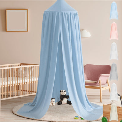 Canopy Children's Room in 6 Colors No Drilling Cotton with Sturdy Ring