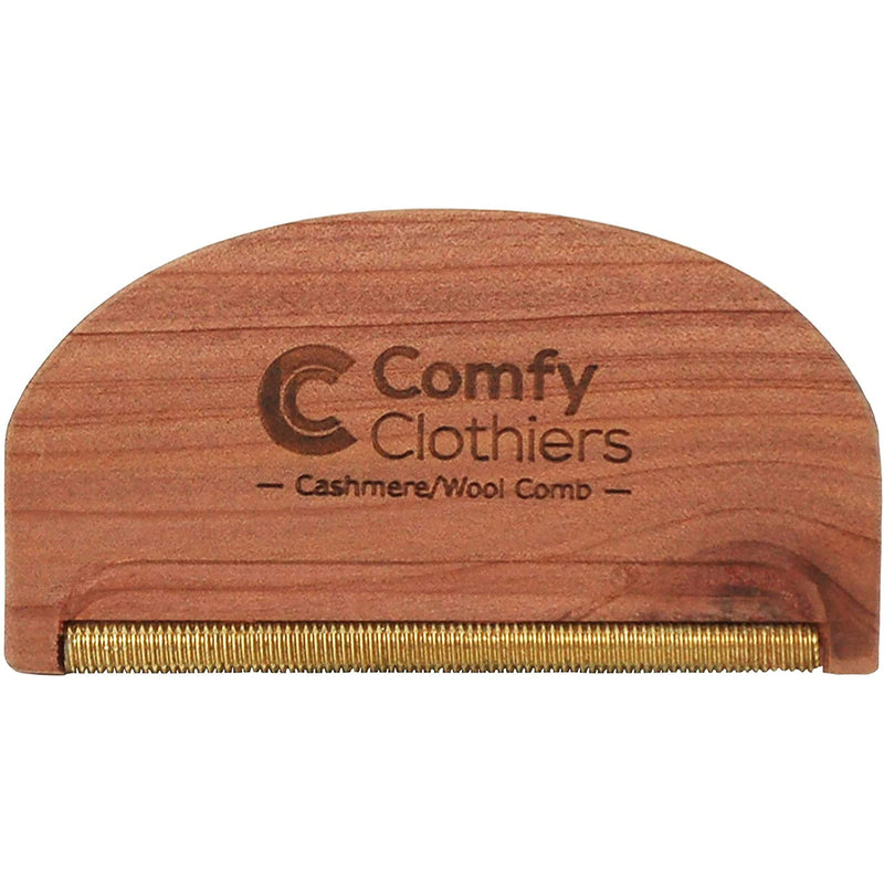 Comb made of cedar cashmere and fine wool for removing hair from sweaters