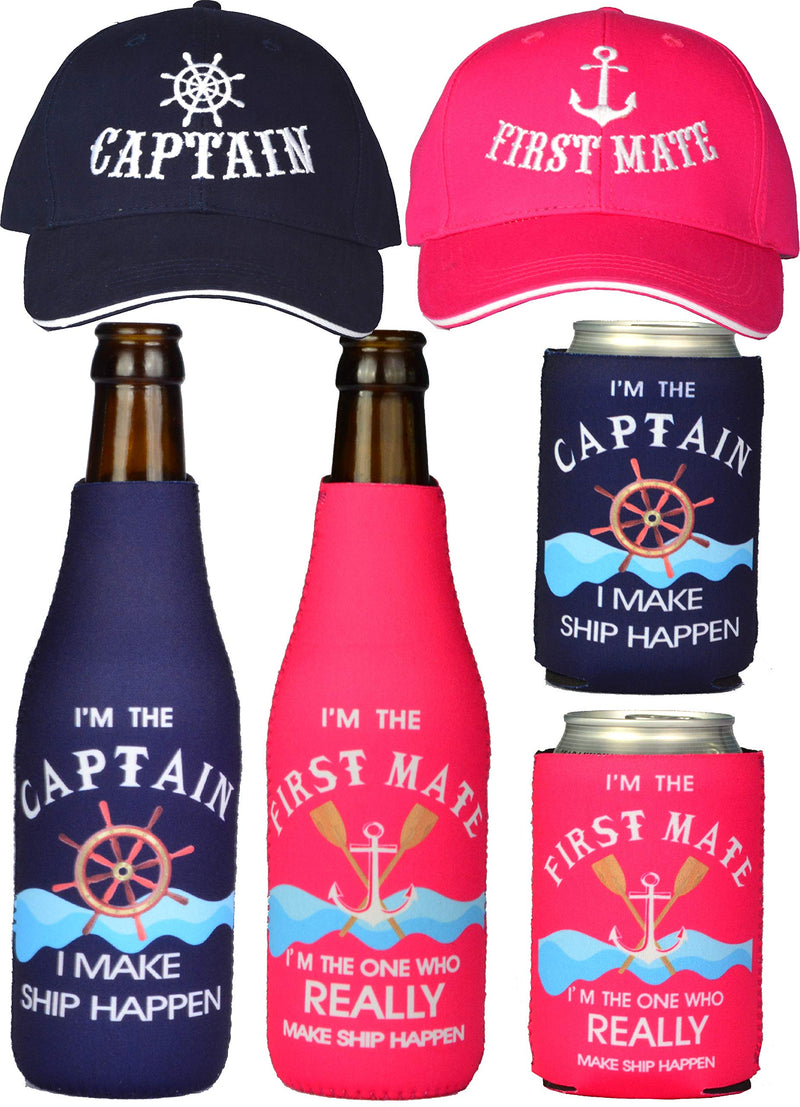 Captain Hats, First Mate Hats, Christmas Gifts, Captain Gifts, First Mate Gifts