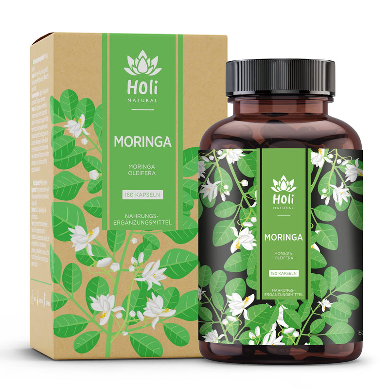 Moringa capsules 180 vegan capsules 1800mg per daily dose of real moringa