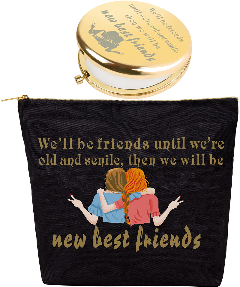 We will be friends, new makeup bag for best friends, Christmas gifts, gifts for good friends