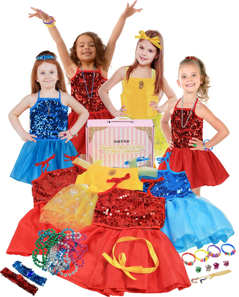 Princess clothes for little girls, 25 accessories for toddlers