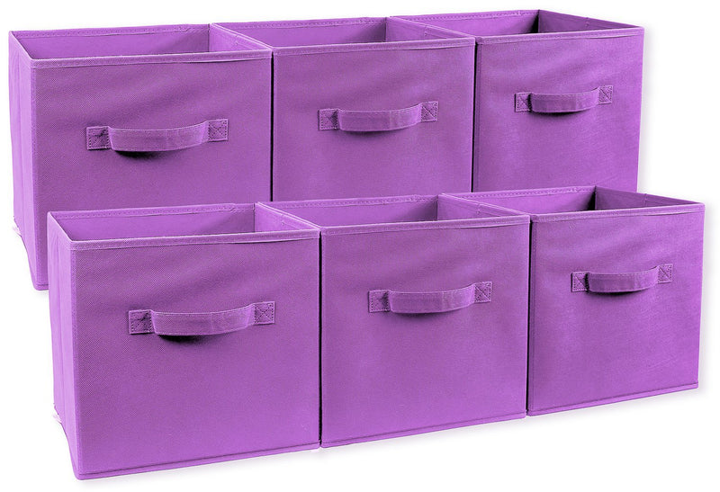 Foldable Nonwoven Storage Cubes -Pack of 6-