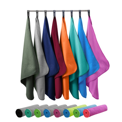 Microfiber Towel In 16 Colors Quick Drying Travel Towel With Pocket