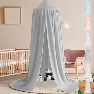 Canopy Children's Room in 6 Colors No Drilling Cotton with Sturdy Ring