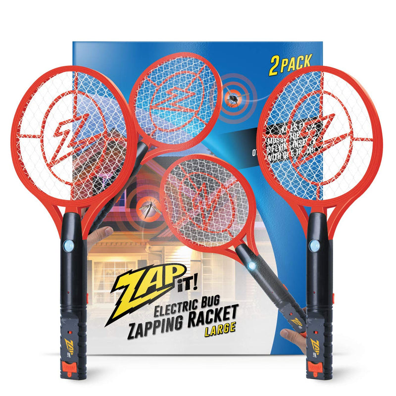 Bug Zapper Rechargeable Bug Zapper Racket, 4,000 Volt, USB Charging Cable, 2