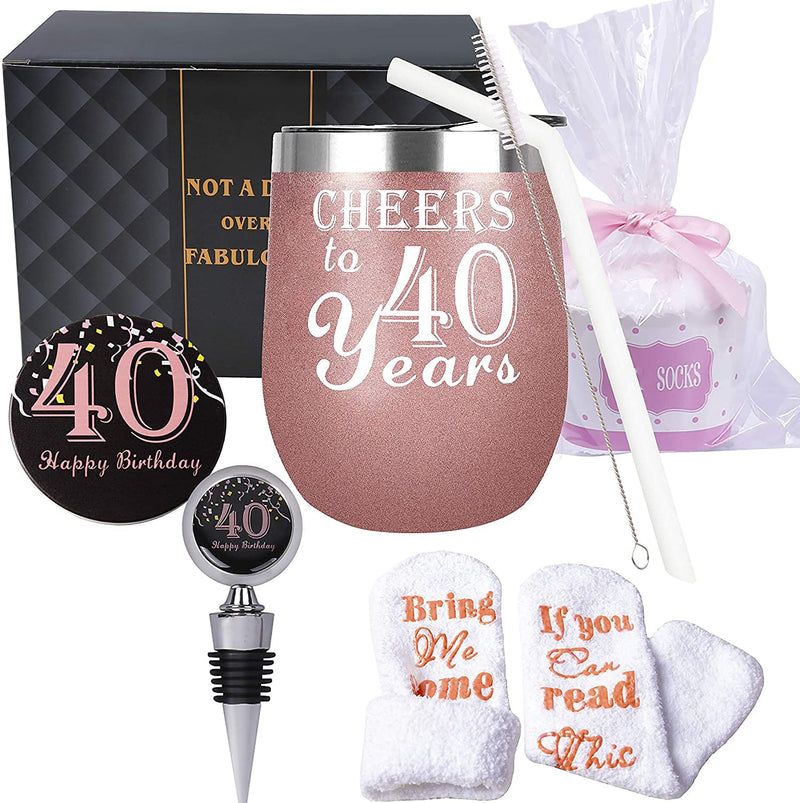 40th birthday gifts for women, 40th birthday decorations for women turning 40